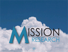 Tablet Screenshot of missionresearch.ca